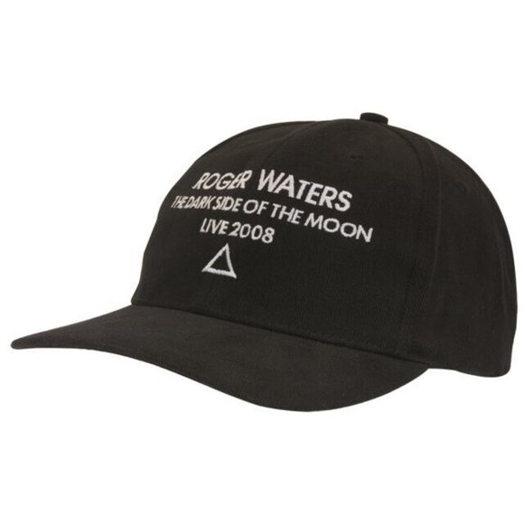 Roger Waters Mens The Dark Side Of The Moon Live 2008 Black Hat Cap New - Picture 1 of 8
